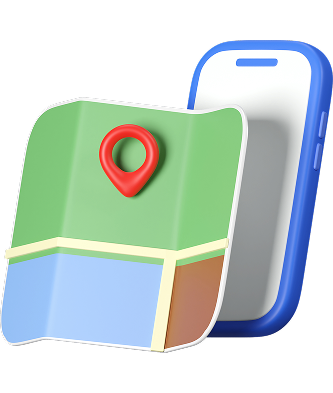 Map view in the field 