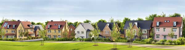 A row of houses