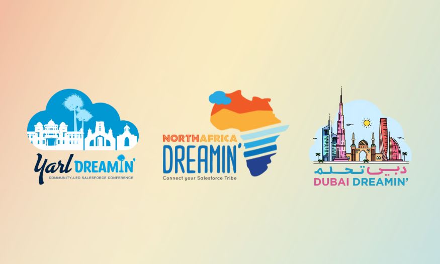1 Team, 2 continents, 3 Dreamin’ events!