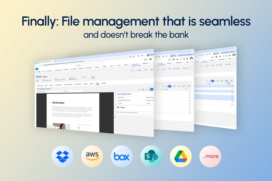 Finally: File management that is seamless and doesn’t break the bank