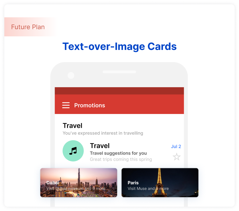 Text-over-image cards