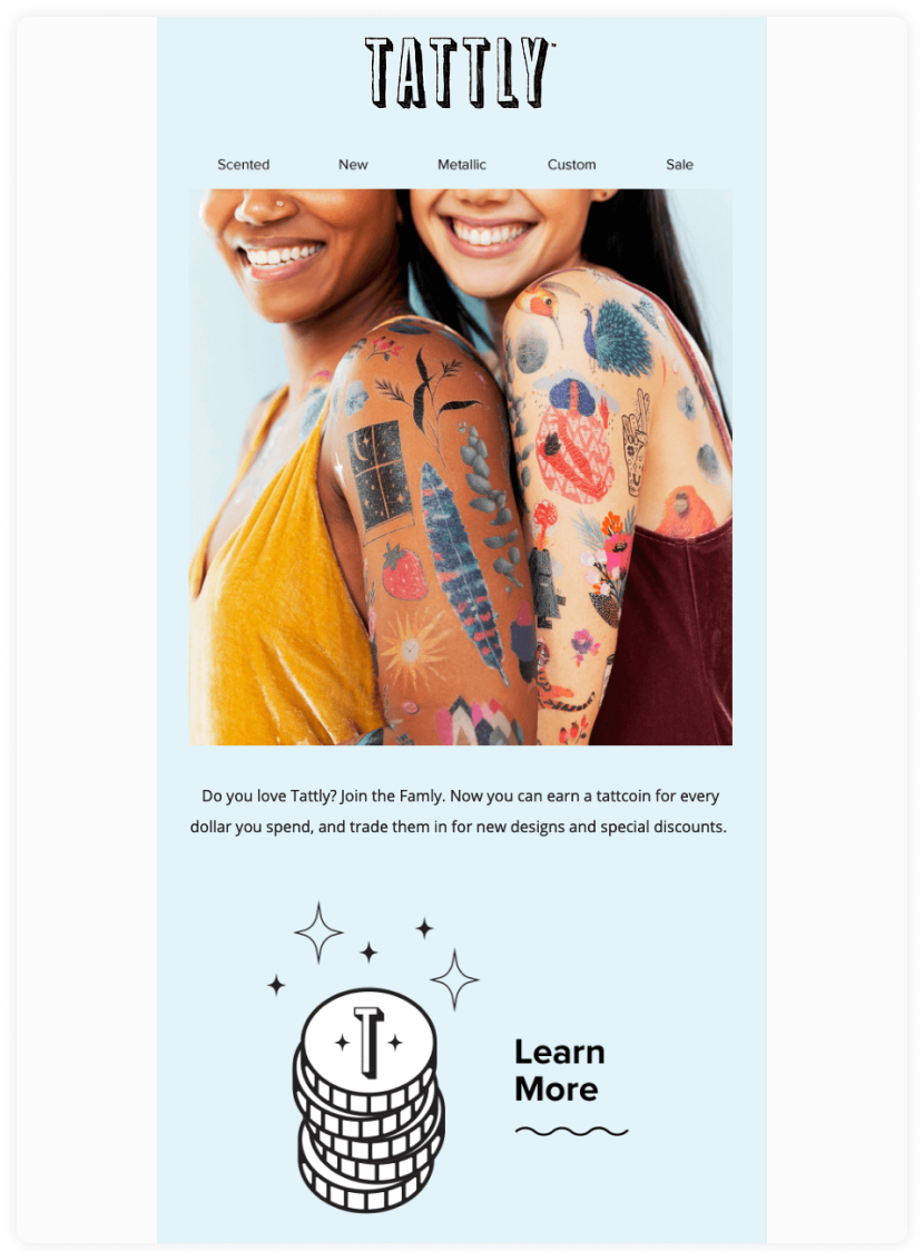 tattly automated email