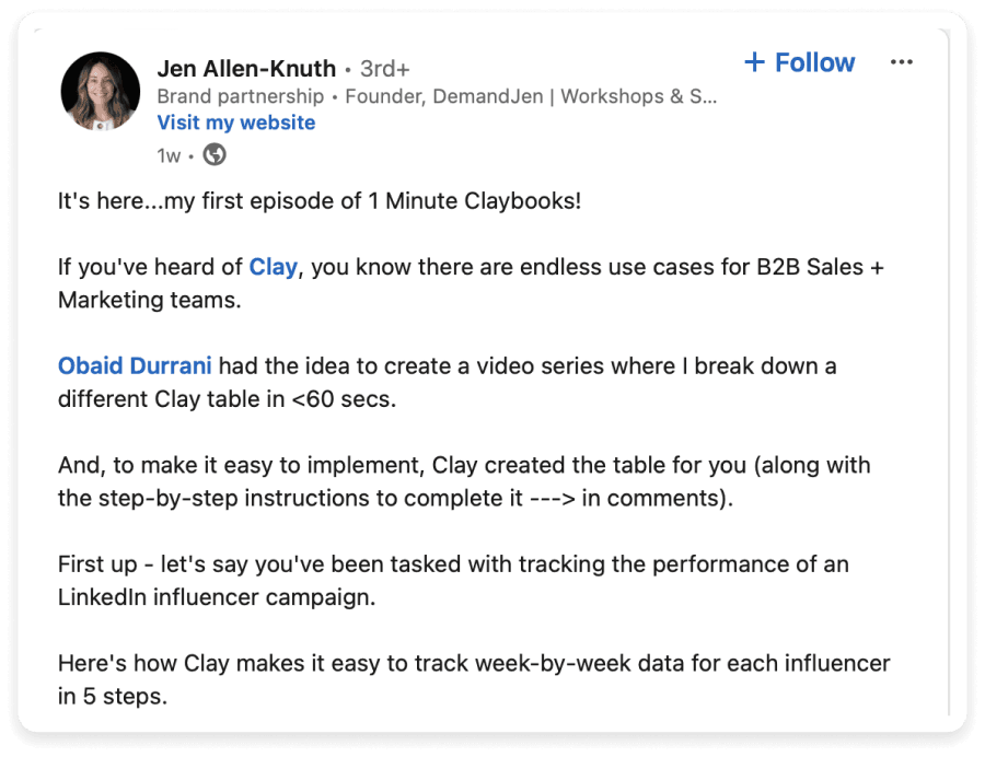 https://res.cloudinary.com/mailmodo/image/upload/f_auto,q_100/v1728633678/strapi/5_cec91a7c99.png This image shows a LinkedIn post promoting a brand.