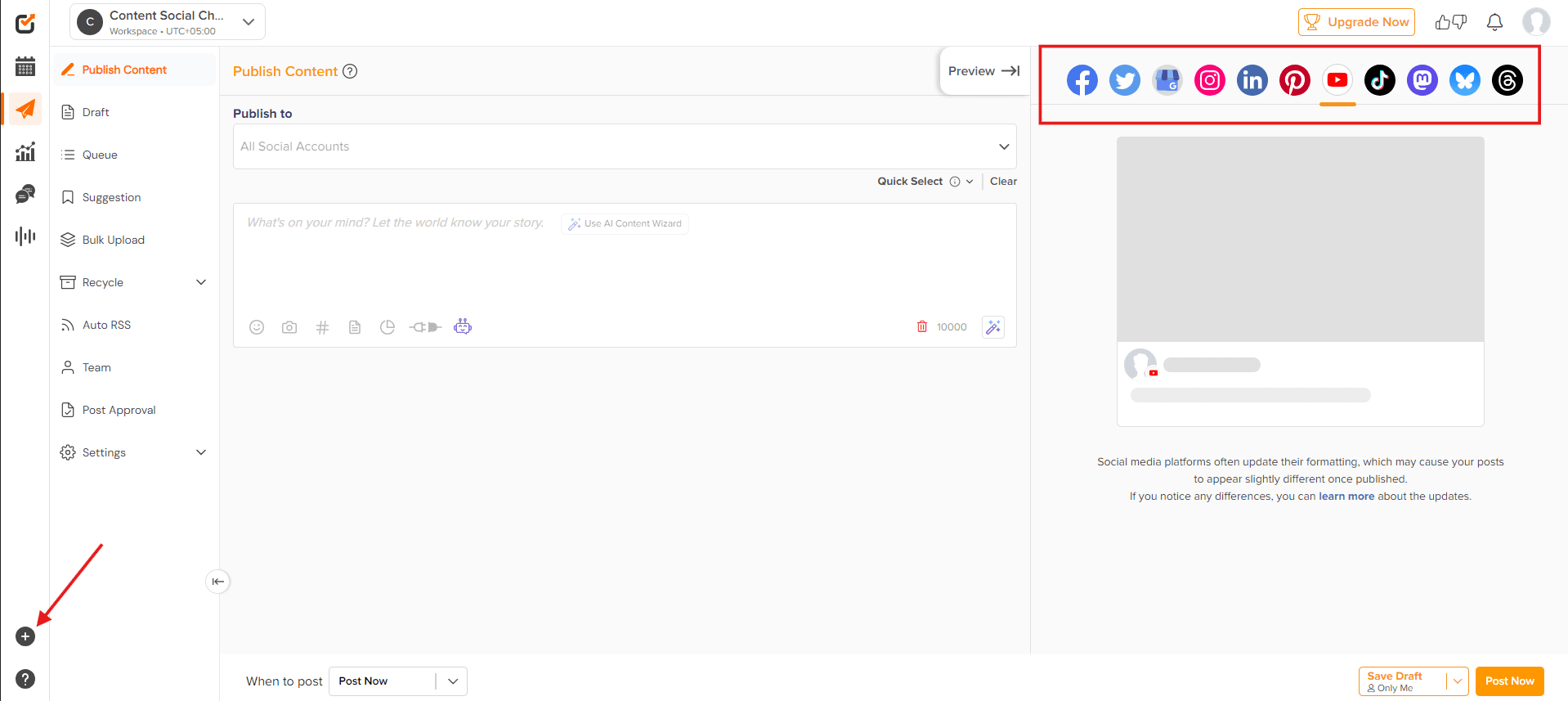 https://res.cloudinary.com/mailmodo/image/upload/f_auto,q_100/v1752500918/strapi/social_champ_1d6e0d2627.png Social Champ's Dashboard Showcasing Multiple Social Media Platforms