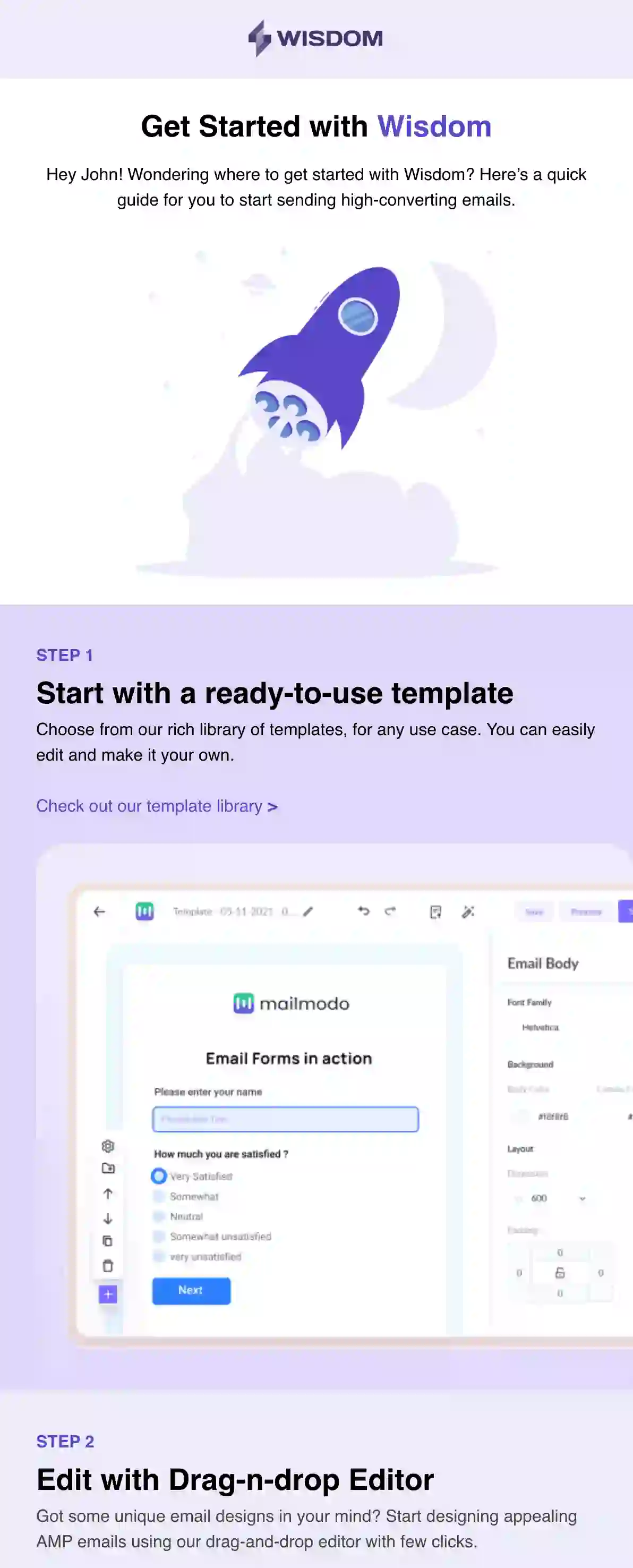 Onboarding Email Template