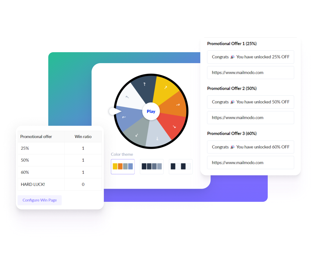 Mailmodo offers drag and drop option to make a discount wheel for your interactive emails, which will bring you great conversion.