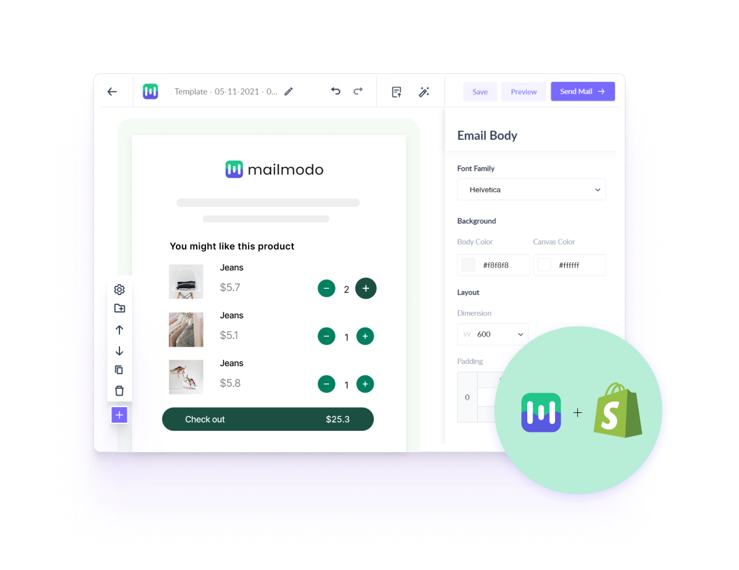 Shopify integration with Mailmodo