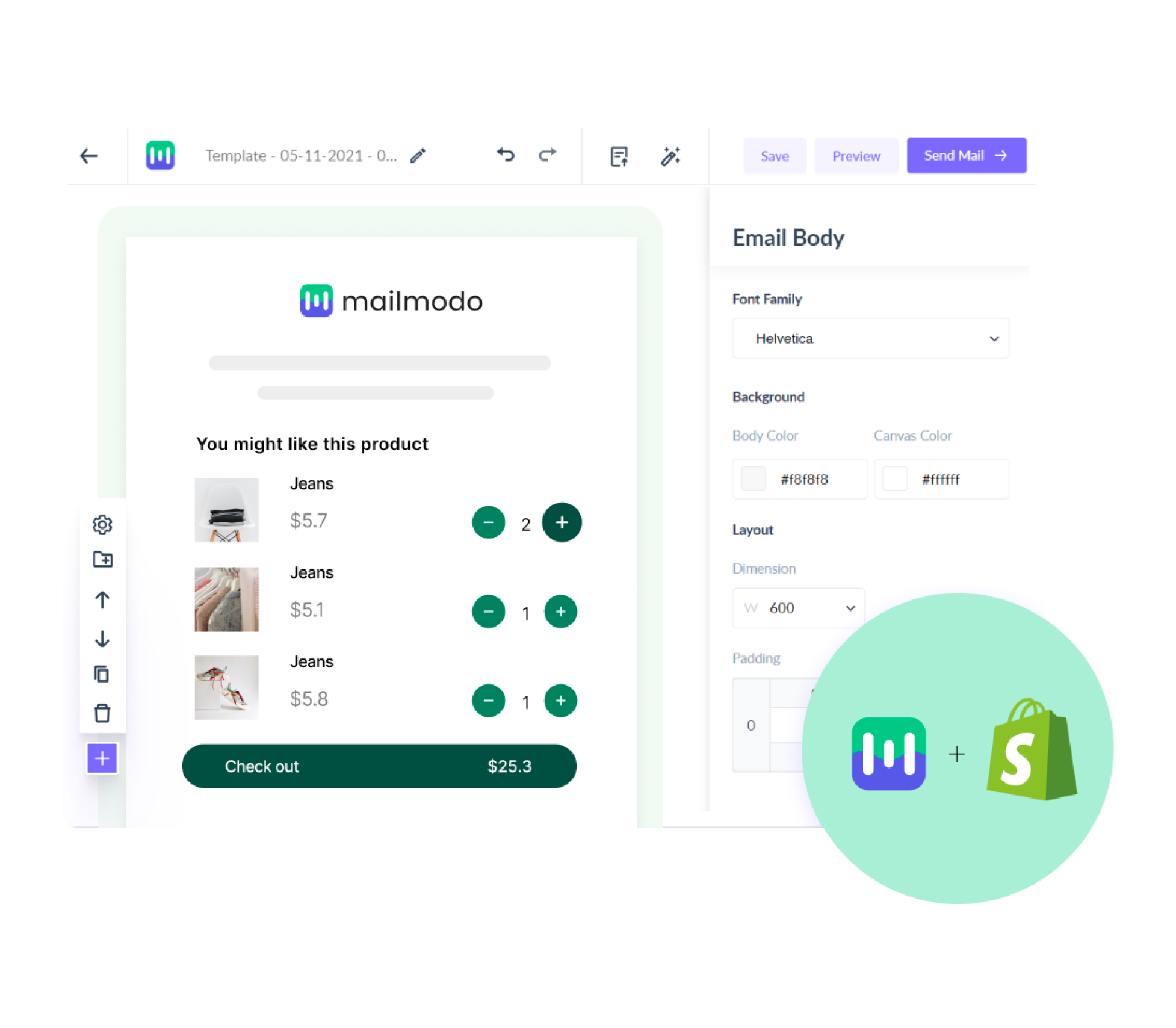 Shopify integration with Mailmodo