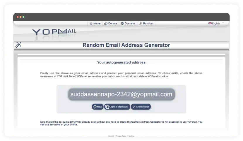 YOPmail - Disposable Email Address