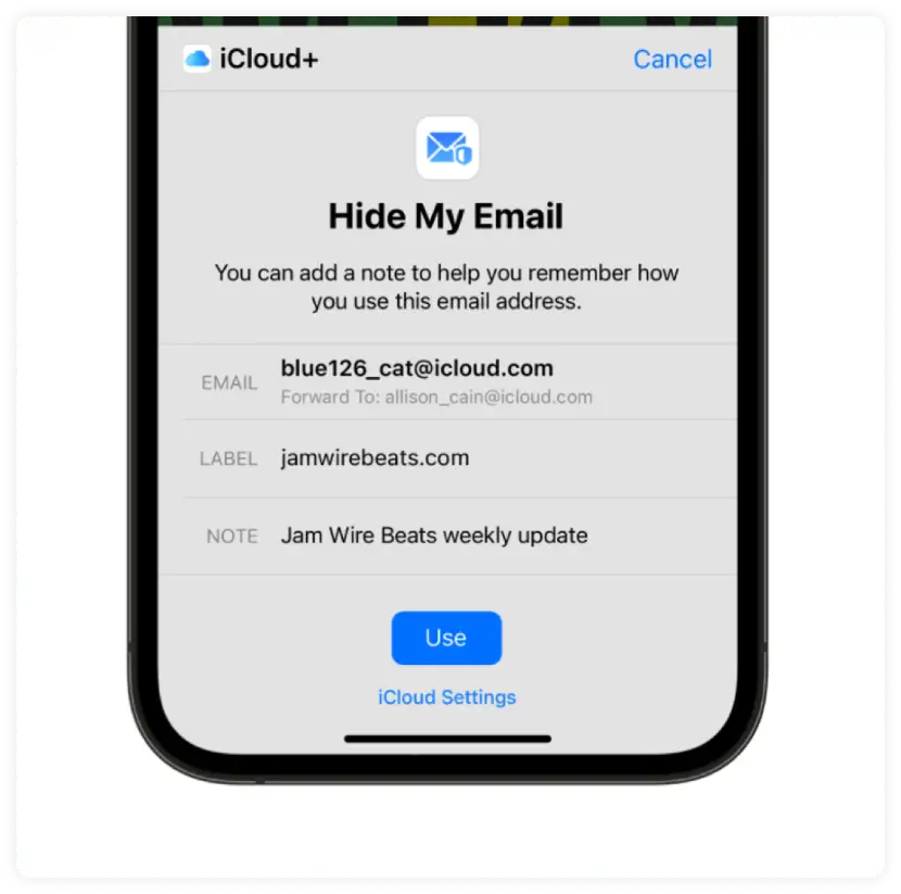 How to enable Apple's hide my email feature 