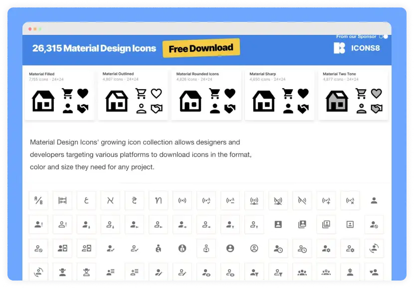 material design icons