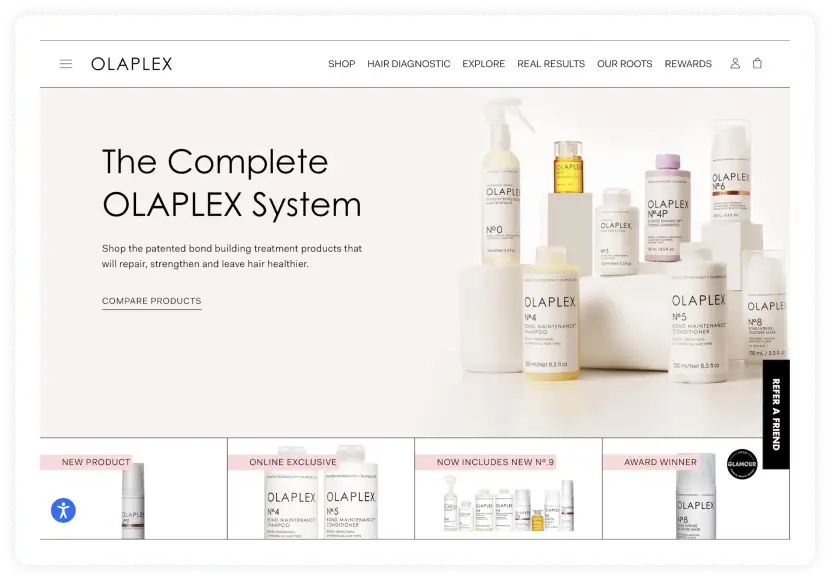 Olapex website