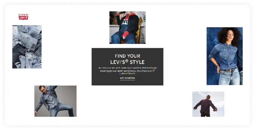 Styled by Levi’s is a microsite