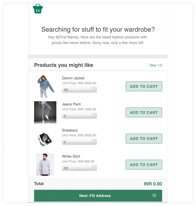 Ecommerce email design