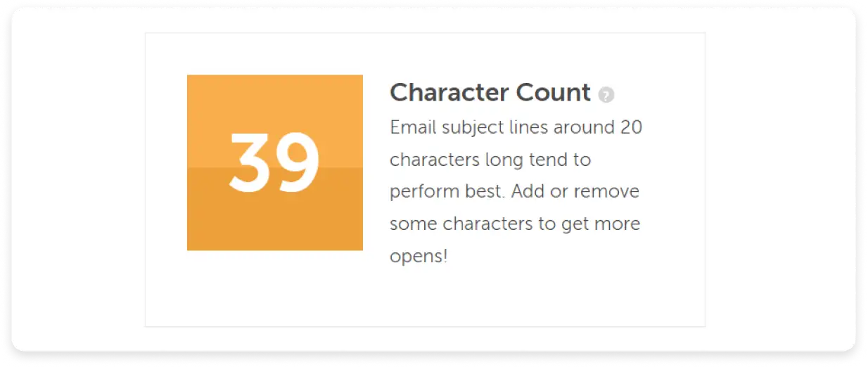 CoSchedule - email subject line tests character count