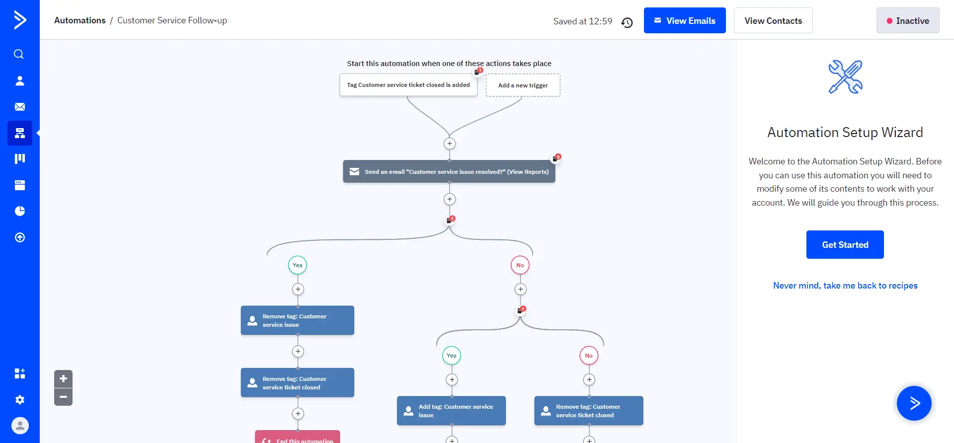 ActiveCampaign Marketing Automation Builder