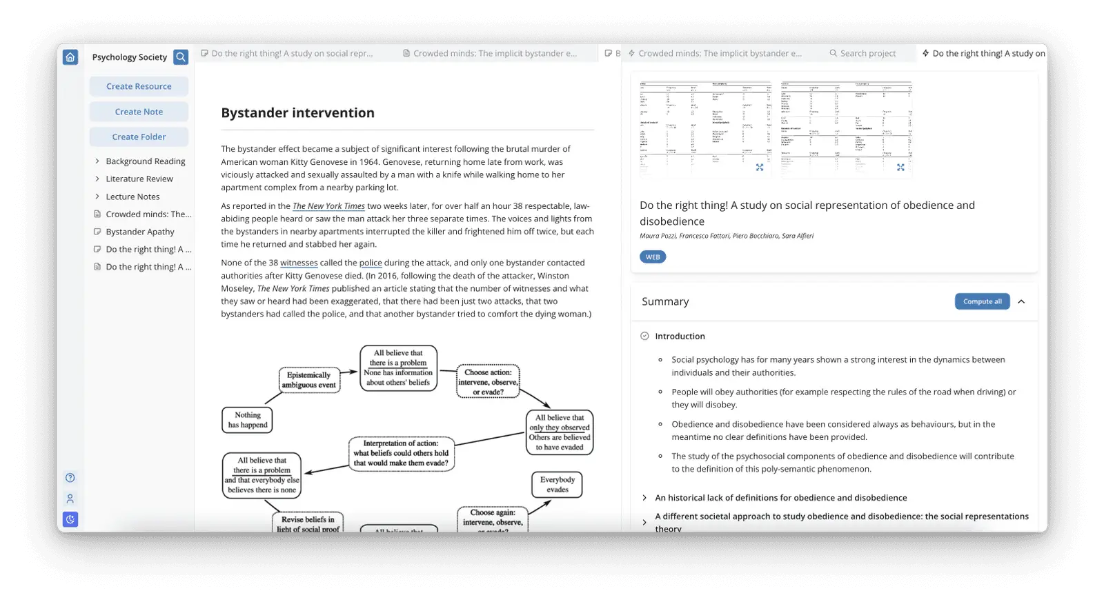 Genei an AI competitor research tool