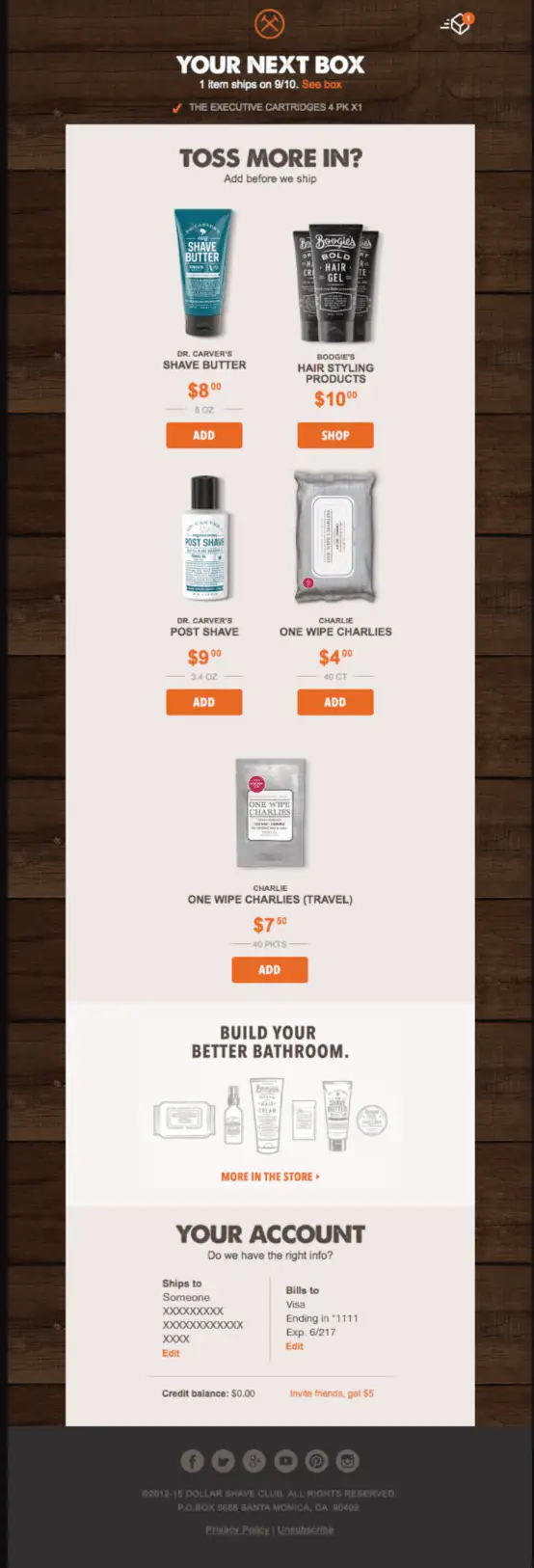 Dollar shave club