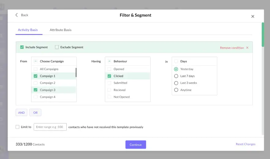 Mailmodo segmentation image