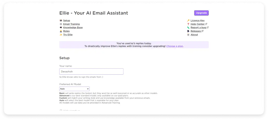 Hyperwrite tool interface