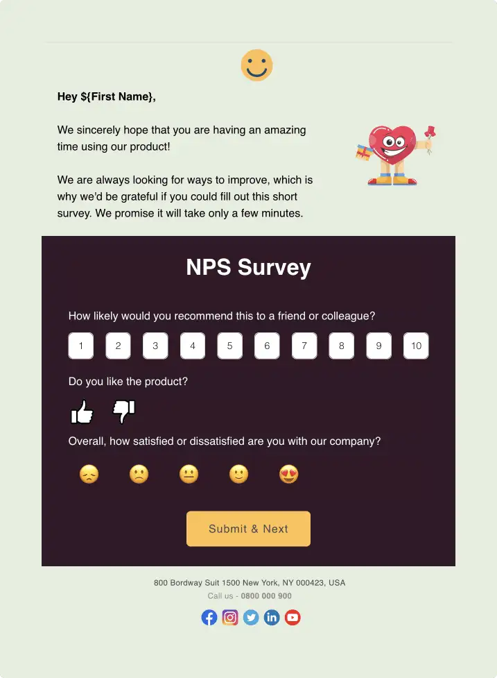 survey email example