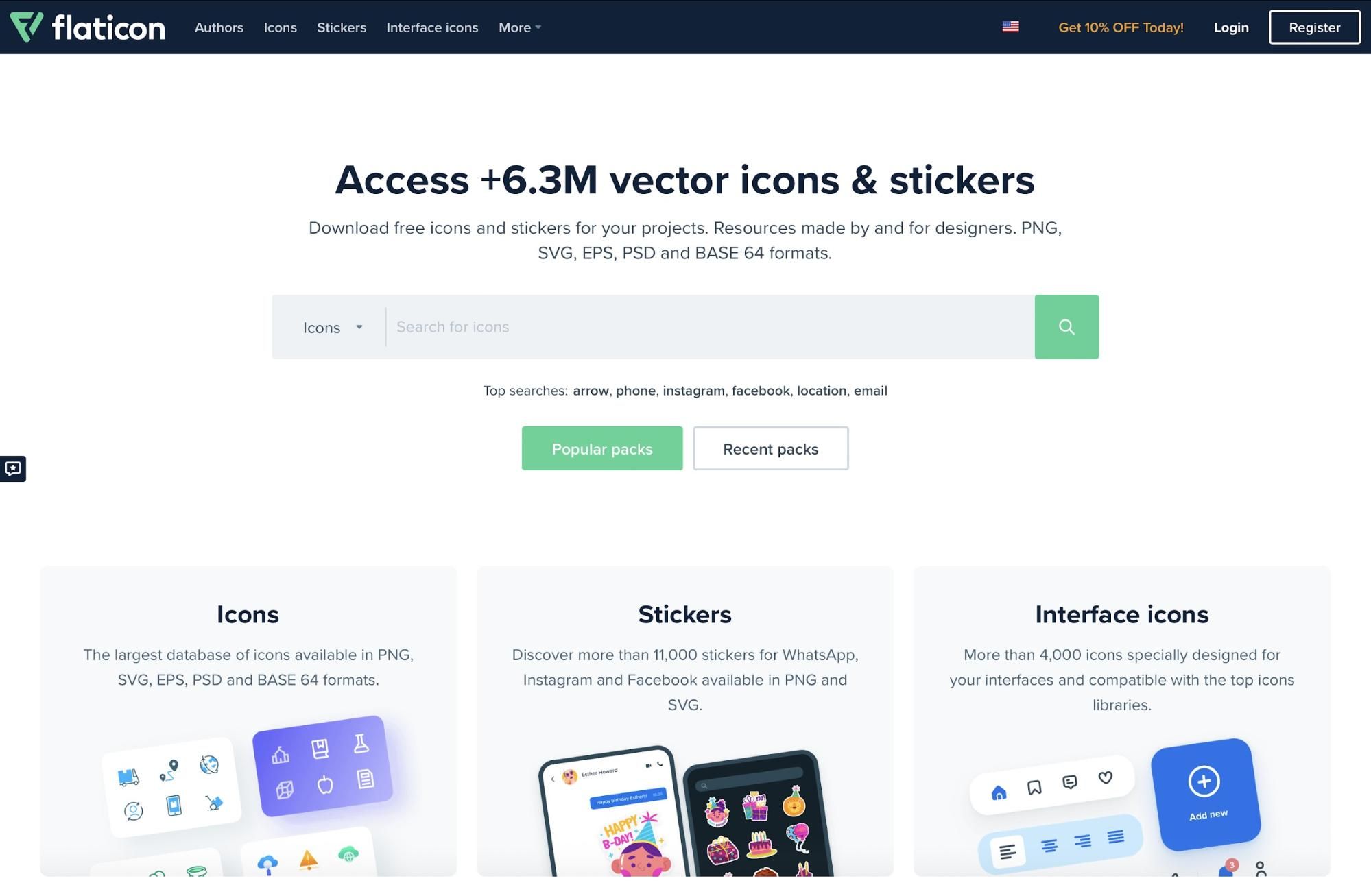 Flaticon - email icon provider