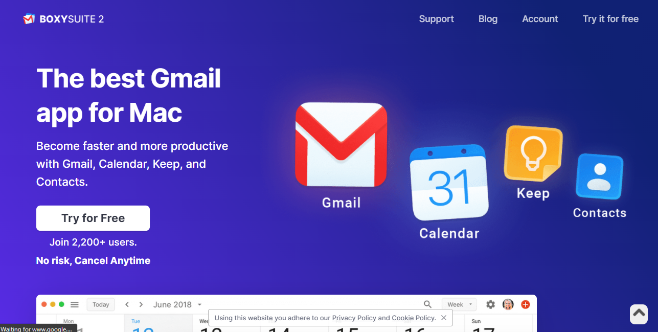 Boxy Gmail for Mac