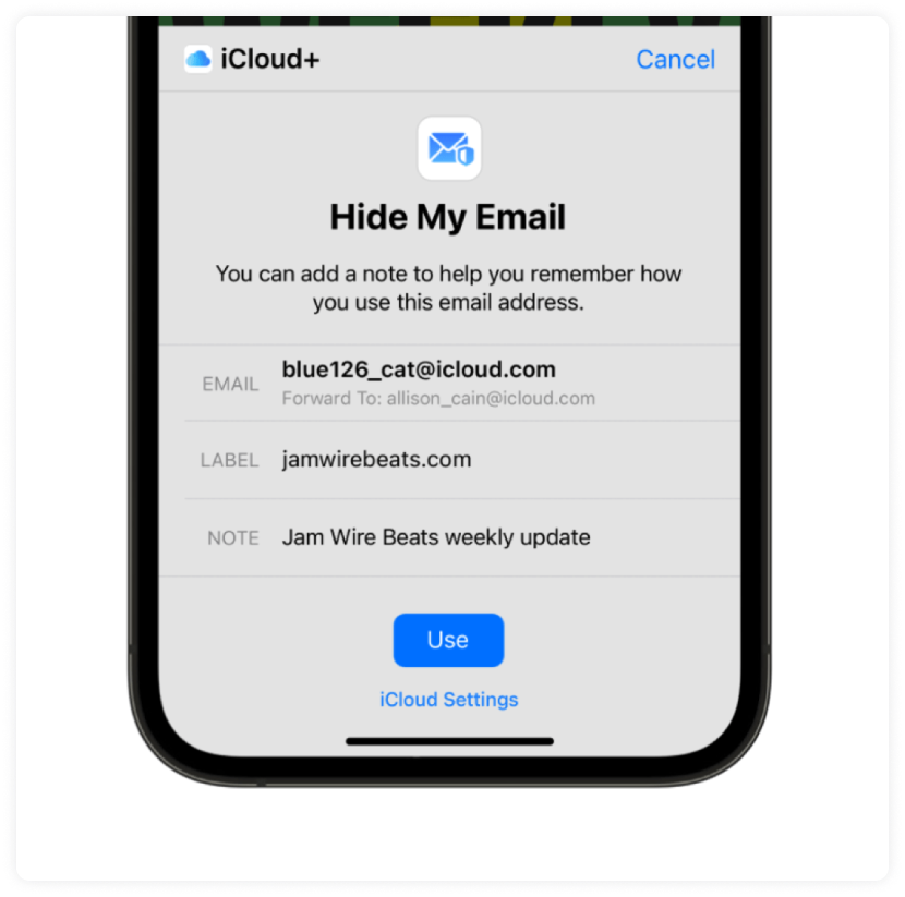 How to enable Apple's hide my email feature 