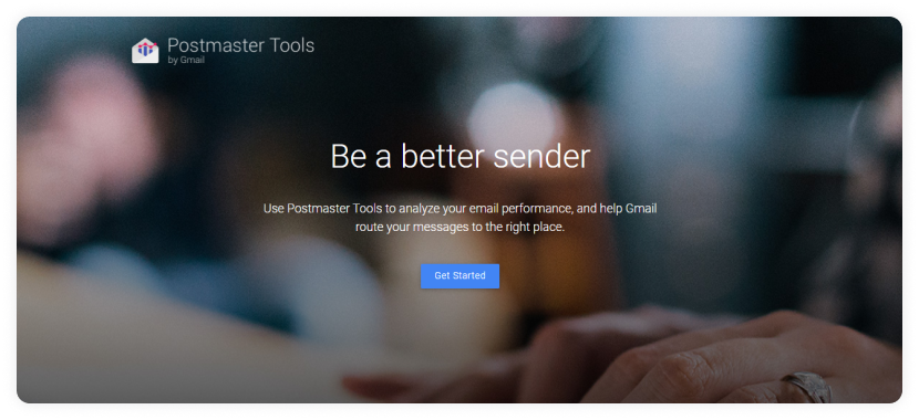 google postmaster homepage