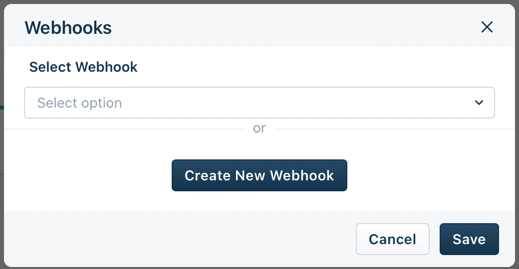 Click on create a new webhook