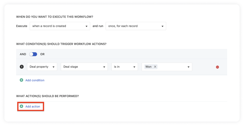 Configure your workflow's execution triggers and conditions