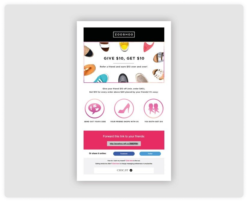 Zooshoo referral program