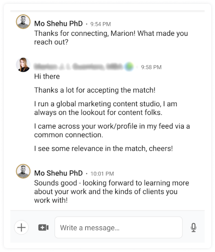 Write better outreach messages on LinkedIn