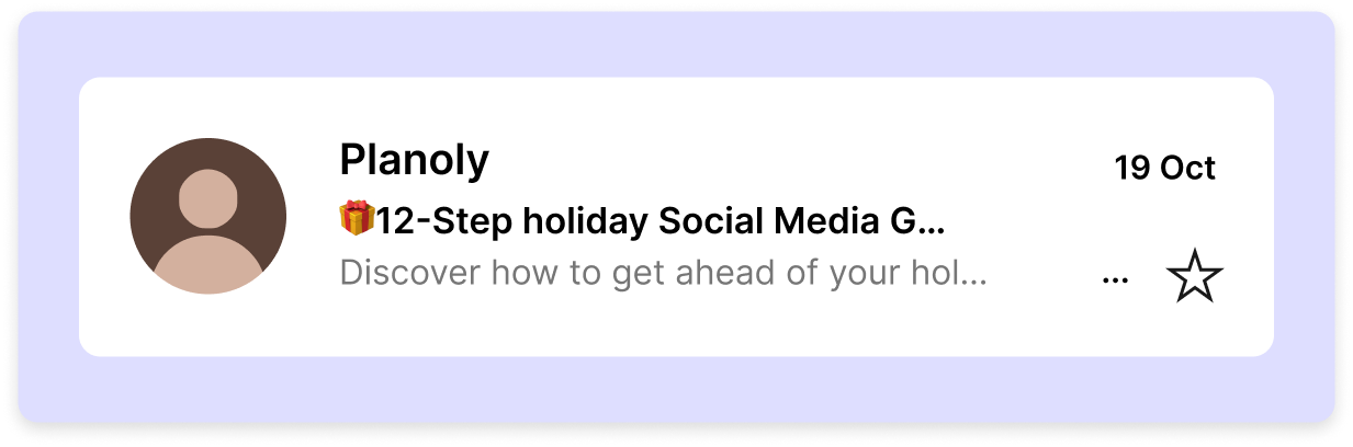 Preview text: Discover how to get ahead of your hol...