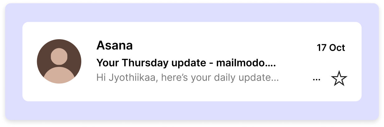 Preview text: Hi Jyothiikaa, here's your daily update...