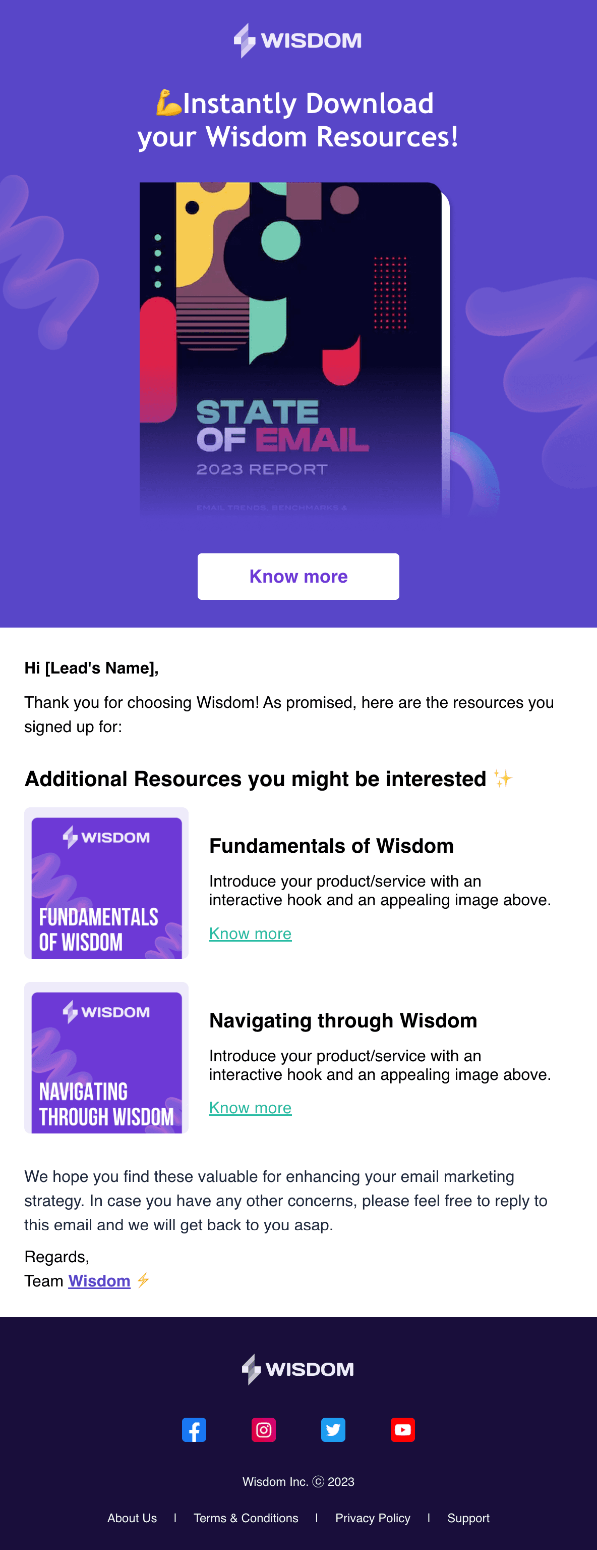 Free Ebook Launch Email Template