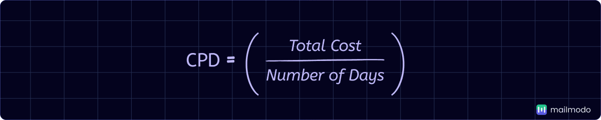 An image showing CPD formula.