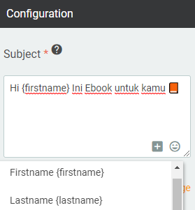 (Email marketing with emoji)