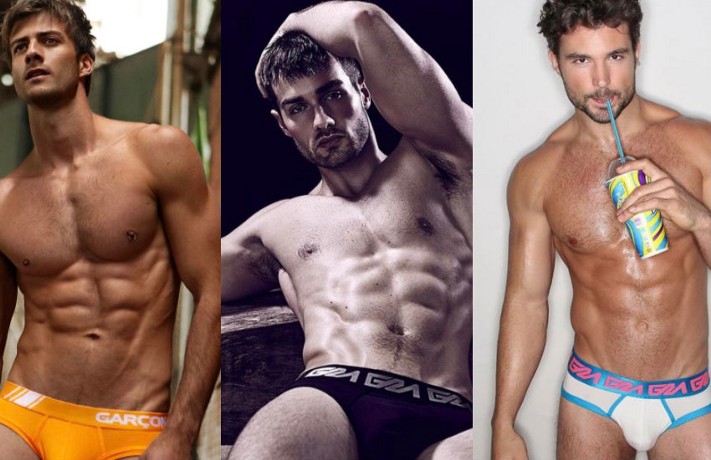 Quench your thirst with these sexy men in their underwear (Images courtesy of Garçon Model)