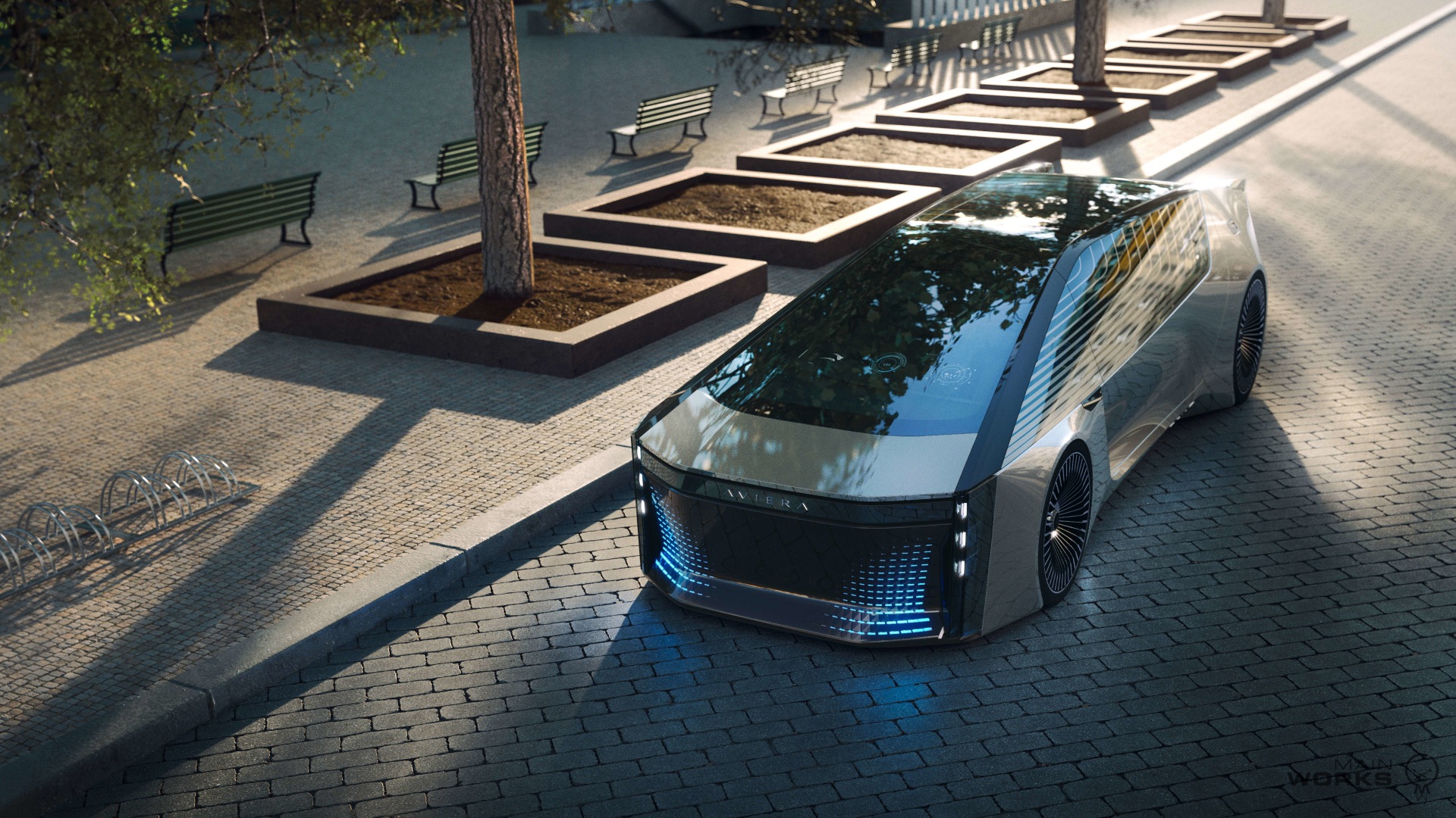 Autodesk´s Vred scene: Berlin - Pariser Platz