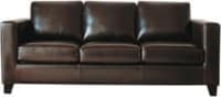 Splitleer 3 plaatsen slaapbank, chocolade Splitleer 3 plaatsen slaapbank, chocolade