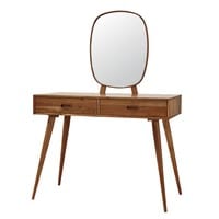 Coiffeuse vintage 2 tiroirs en acacia massif Coiffeuse vintage 2 tiroirs en acacia massif