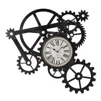 ENGRENAGE metal industrial clock W 86cm ENGRENAGE metal industrial clock W 86cm