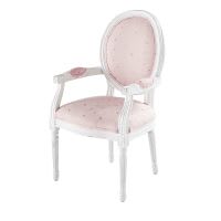 Fauteuil enfant rose motifs étoiles dorées Fauteuil enfant rose motifs étoiles dorées