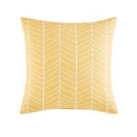 Gelbes Outdoor-Kissen mit grafischen Motiven 45x45 Gelbes Outdoor-Kissen mit grafischen Motiven 45x45