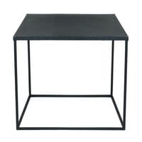 Metal Industrial Coffee Table in Black Metal Industrial Coffee Table in Black