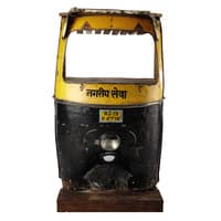 Meuble de bar en métal jaune/noir L 95 cm Meuble de bar en métal jaune/noir L 95 cm