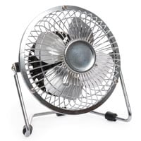 Mini ventilateur usb chromé Mini ventilateur usb chromé