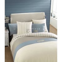 OCÉAN cotton bedding set in white 240 x 260cm OCÉAN cotton bedding set in white 240 x 260cm