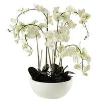 Orchidee kunstplant in pot H98 FLORA Orchidee kunstplant in pot H98 FLORA